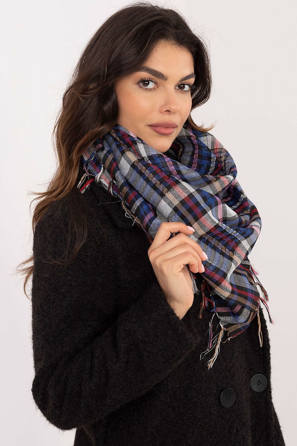 Checked Arab Scarf Neckerchief Women - ShalayeFashion