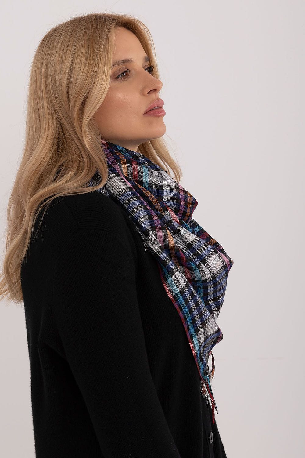 Checked Arab Scarf Neckerchief Women - ShalayeFashion