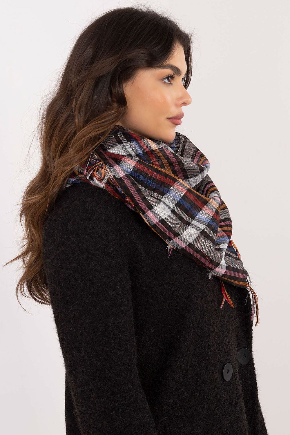 Checked Arab Scarf Neckerchief Women - ShalayeFashion