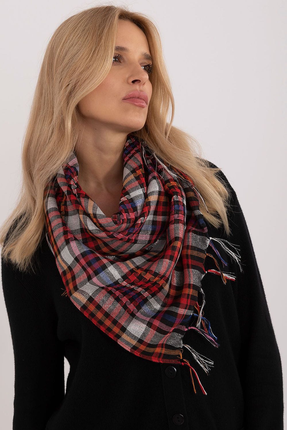 Checked Arab Scarf Neckerchief Women - ShalayeFashion