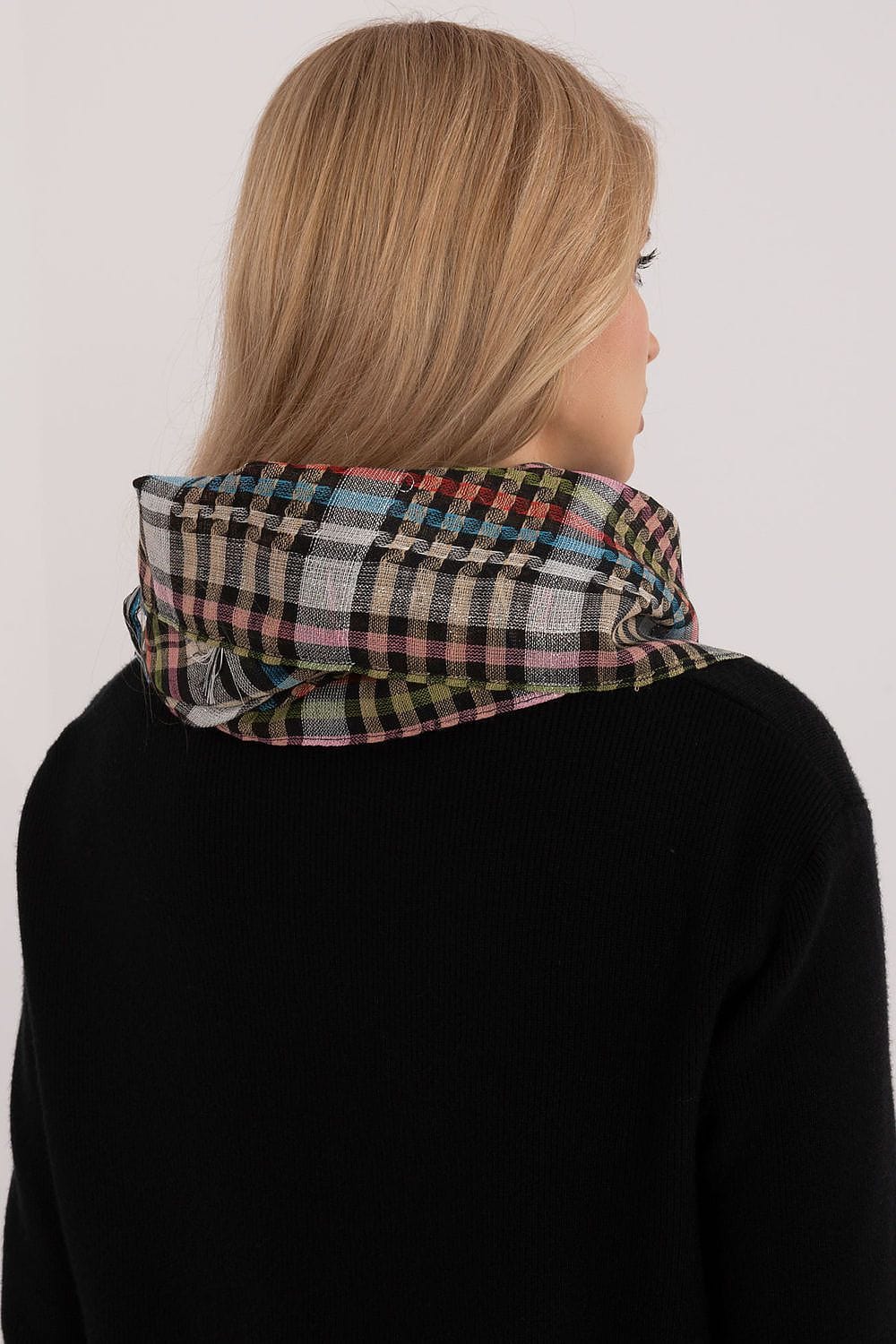 Checked Arab Scarf Neckerchief Women - ShalayeFashion