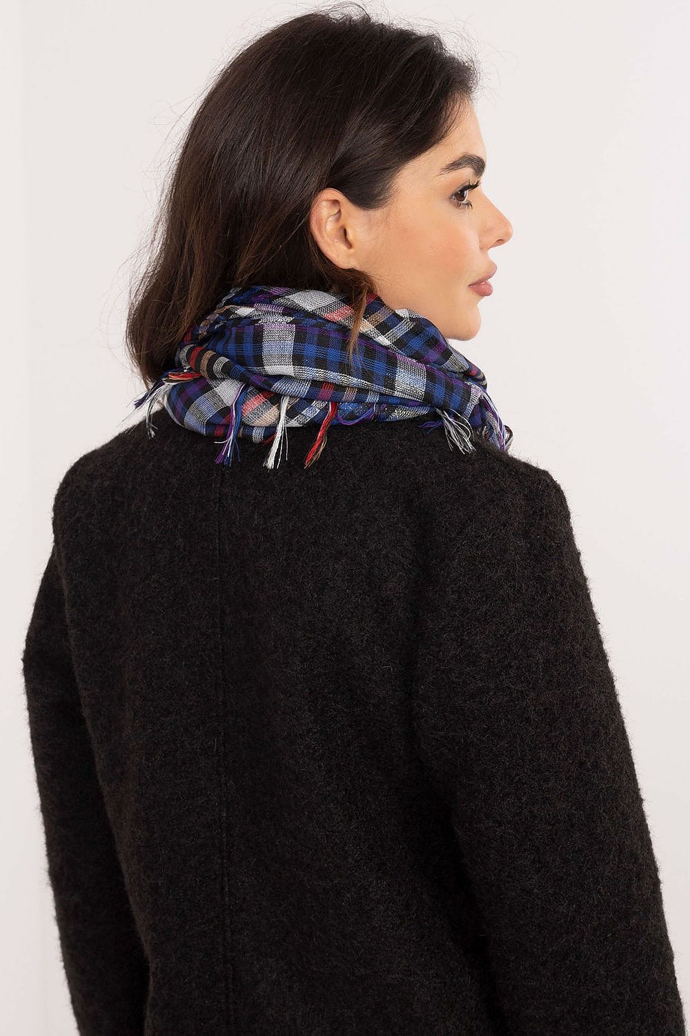 Checked Arab Scarf Neckerchief Women - ShalayeFashion