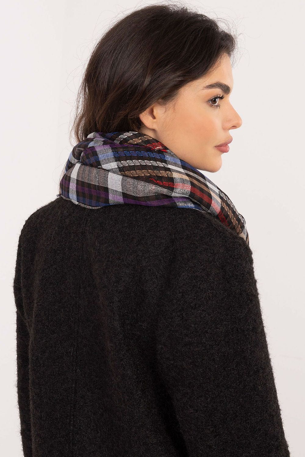Checked Arab Scarf Neckerchief Women - ShalayeFashion