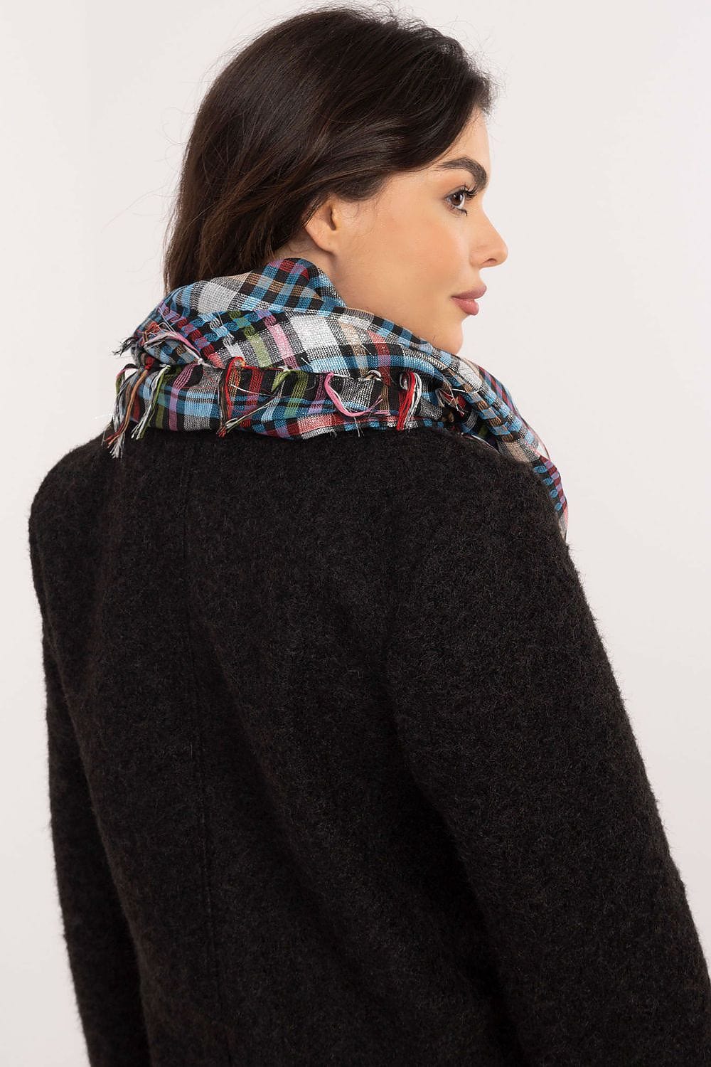 Checked Arab Scarf Neckerchief Women - ShalayeFashion