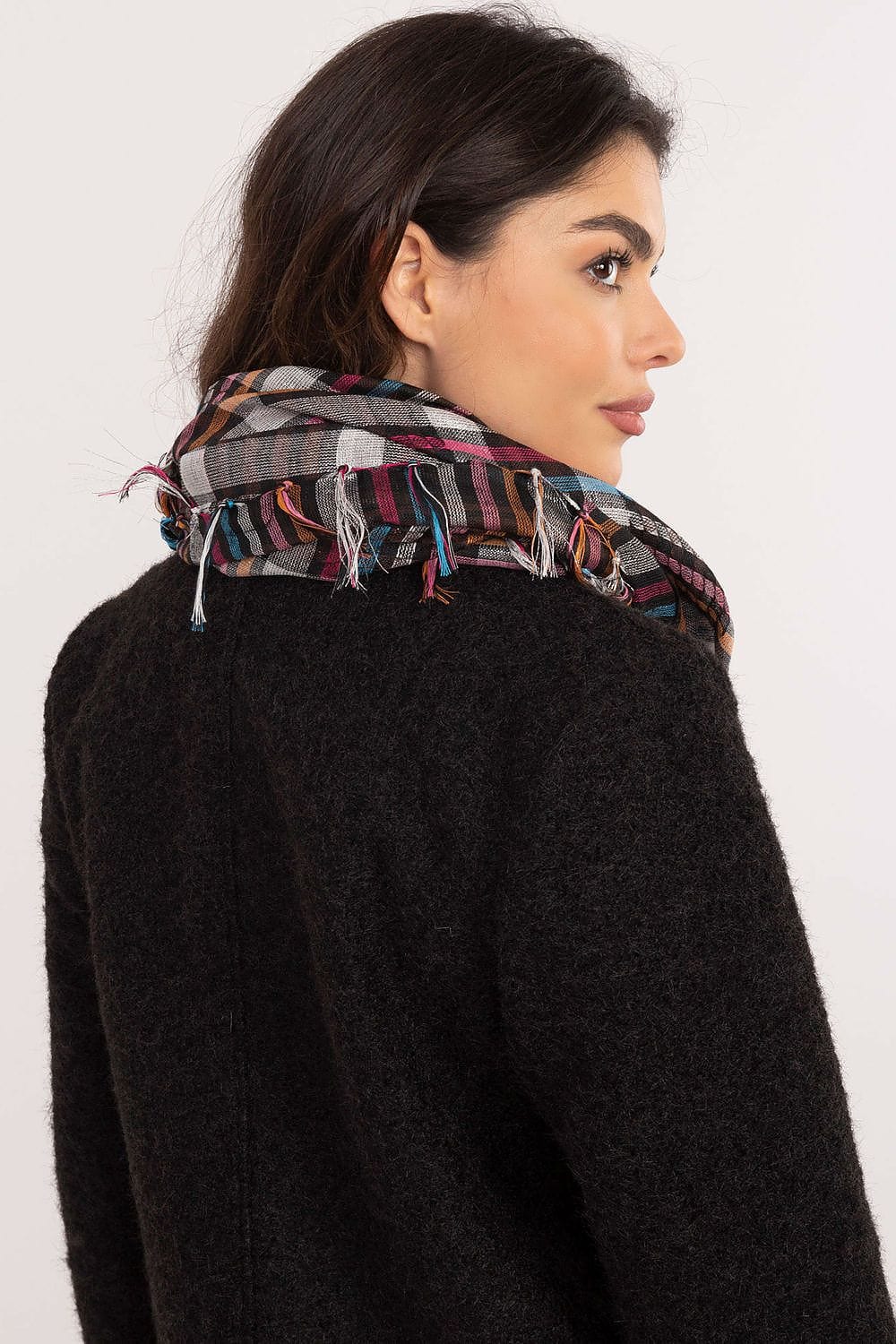 Checked Arab Scarf Neckerchief Women - ShalayeFashion