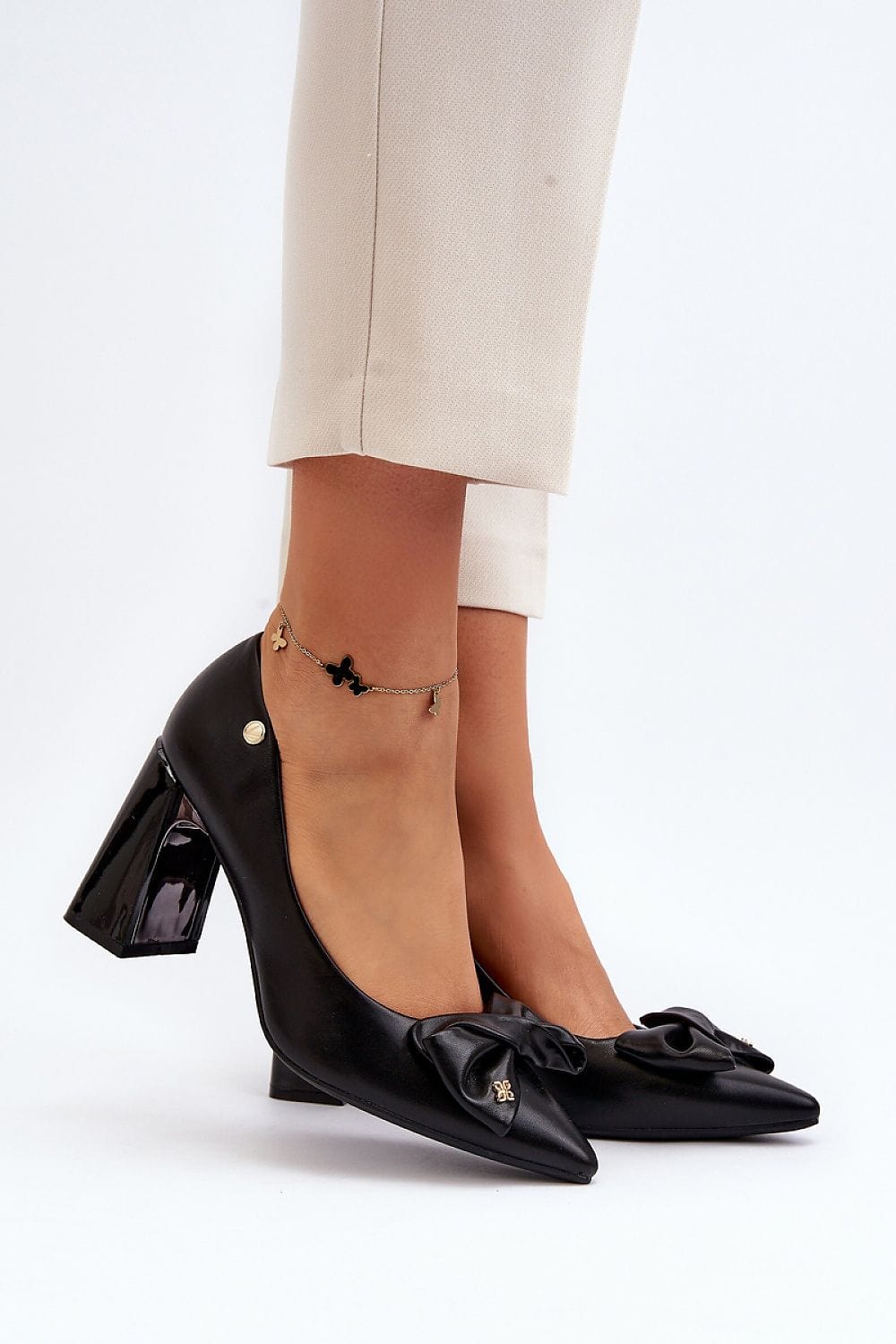 Chic Women’s Block Heel Dress Pumps - ShalayeFashion