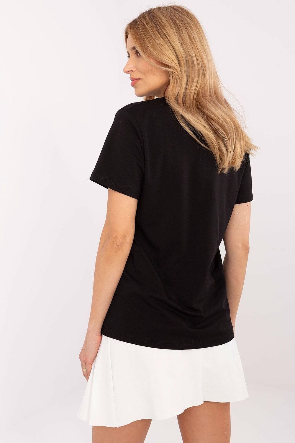 Chic Women’s Cotton Studded T-Shirt - ShalayeFashion