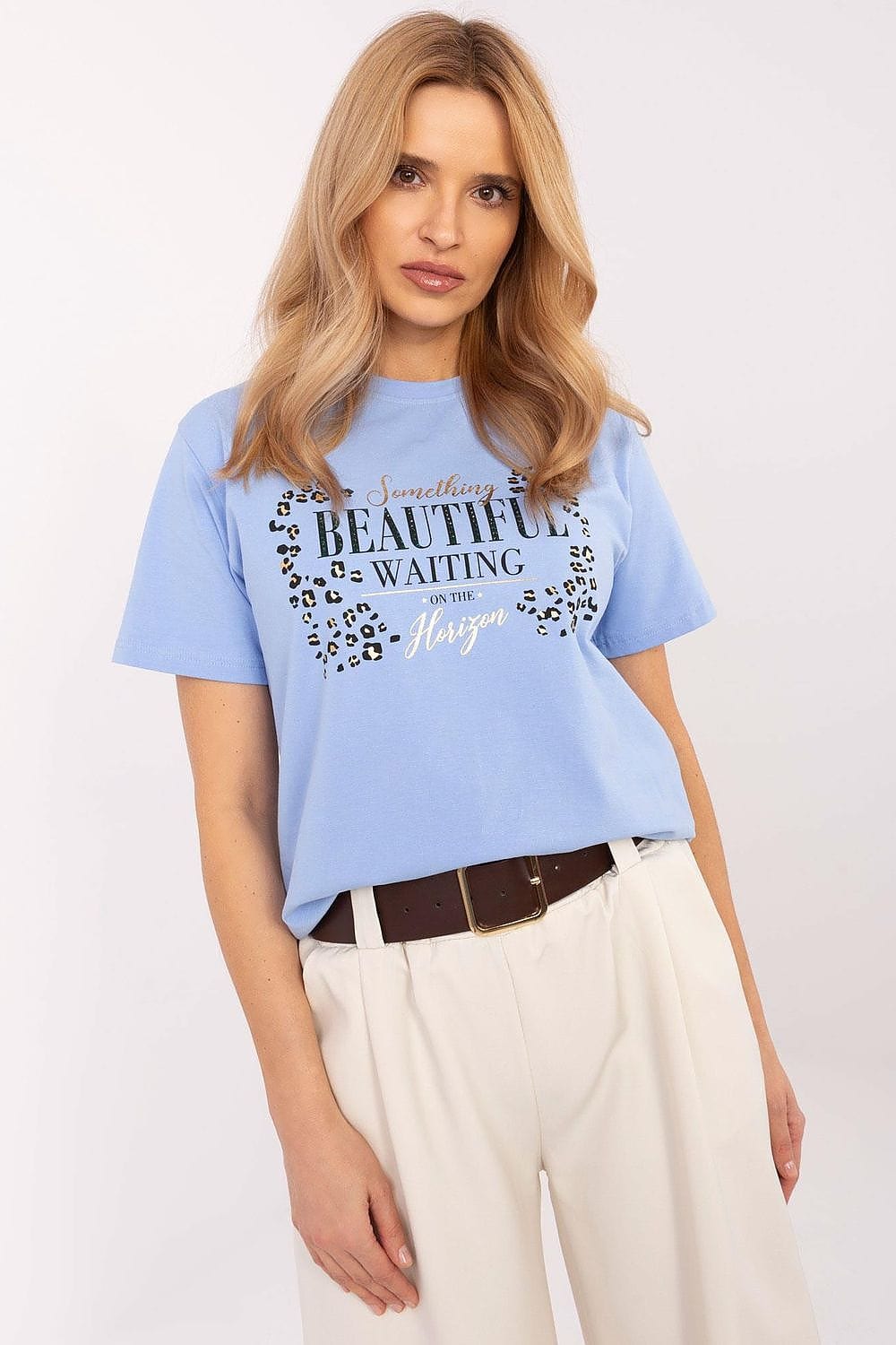 Chic Women’s Cotton Studded T-Shirt - ShalayeFashion