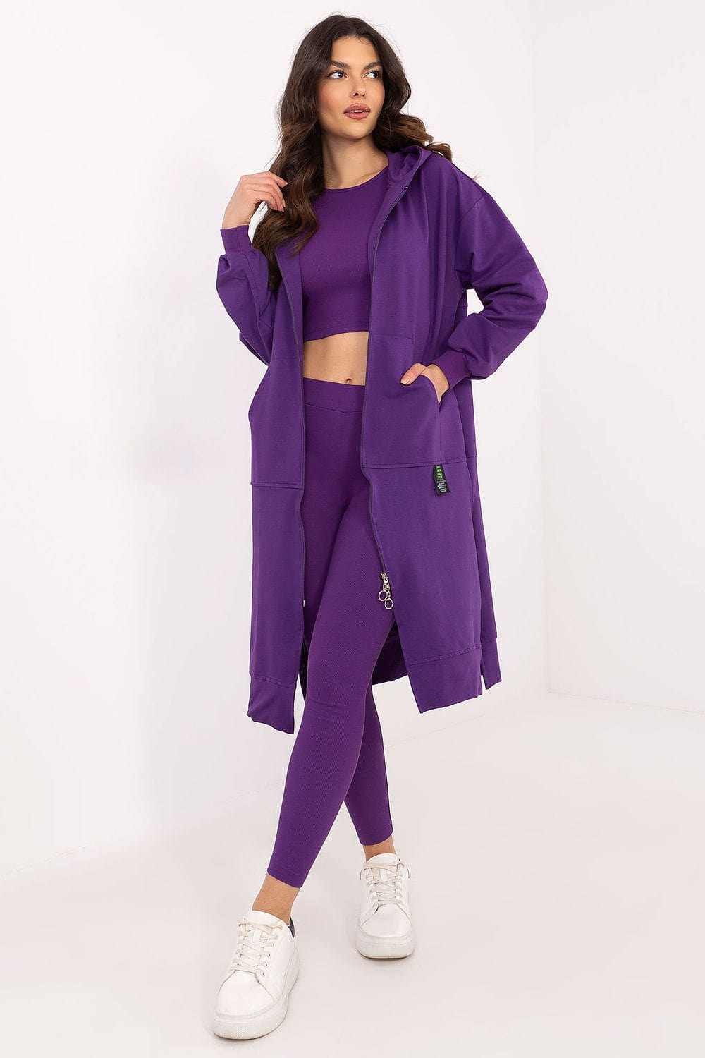 Chic Women’s Hoodie, Top & Leggings Set - ShalayeFashion