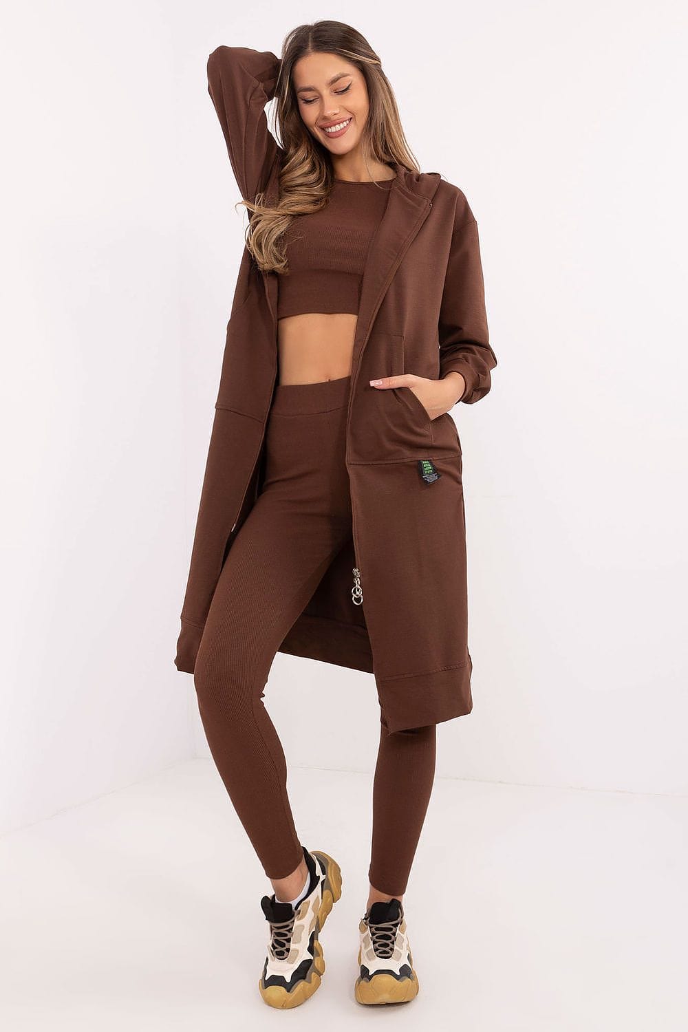 Chic Women’s Hoodie, Top & Leggings Set - ShalayeFashion