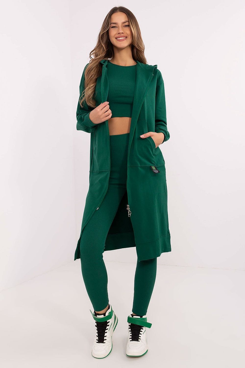 Chic Women’s Hoodie, Top & Leggings Set - ShalayeFashion