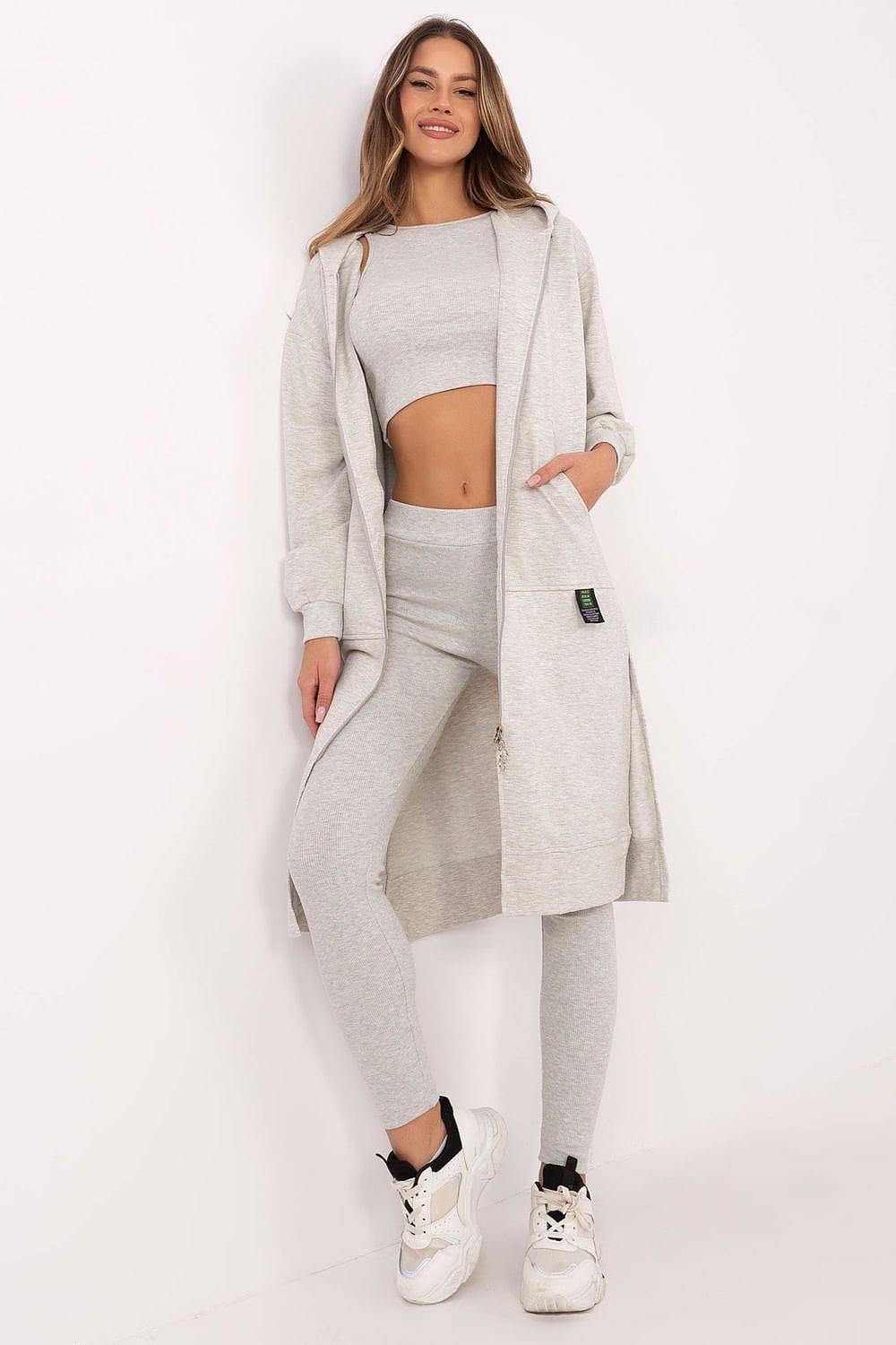 Chic Women’s Hoodie, Top & Leggings Set - ShalayeFashion