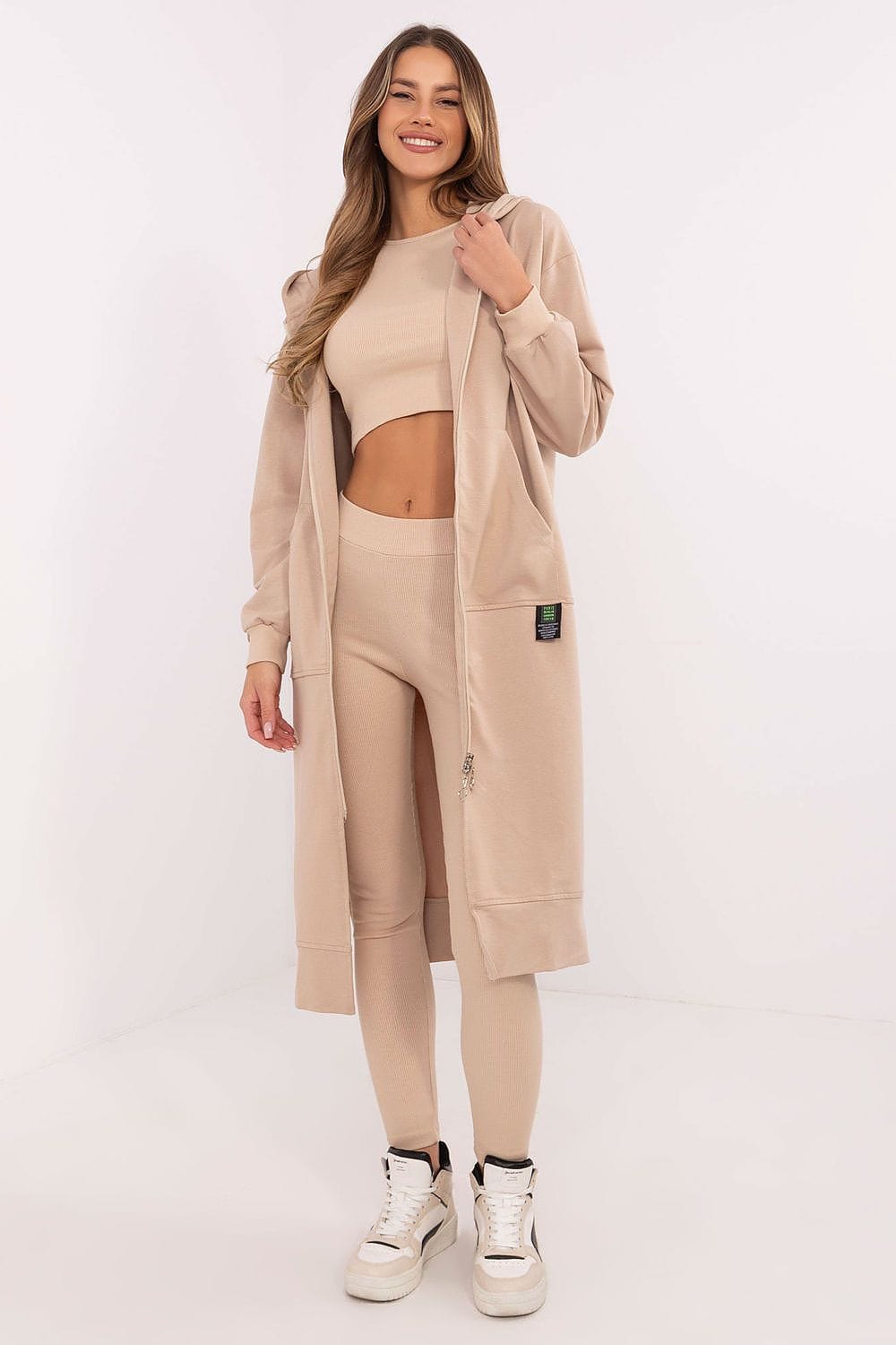 Chic Women’s Hoodie, Top & Leggings Set - ShalayeFashion