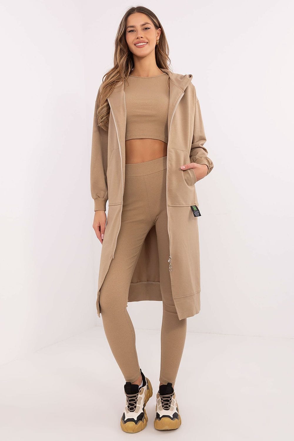Chic Women’s Hoodie, Top & Leggings Set - ShalayeFashion