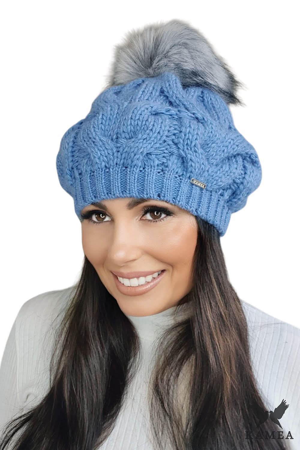 Chic Women’s Warm Knit Pom Pom Hat - ShalayeFashion