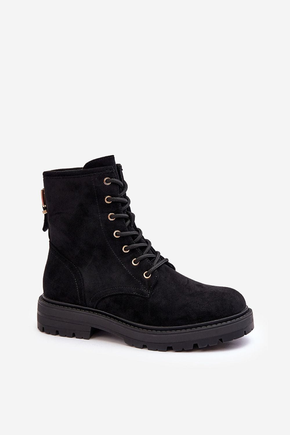 Classic Faux Suede Boots Women Platform - ShalayeFashion