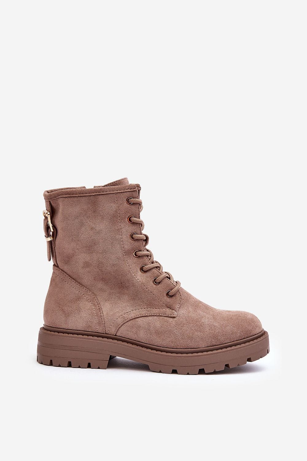 Classic Faux Suede Boots Women Platform - ShalayeFashion