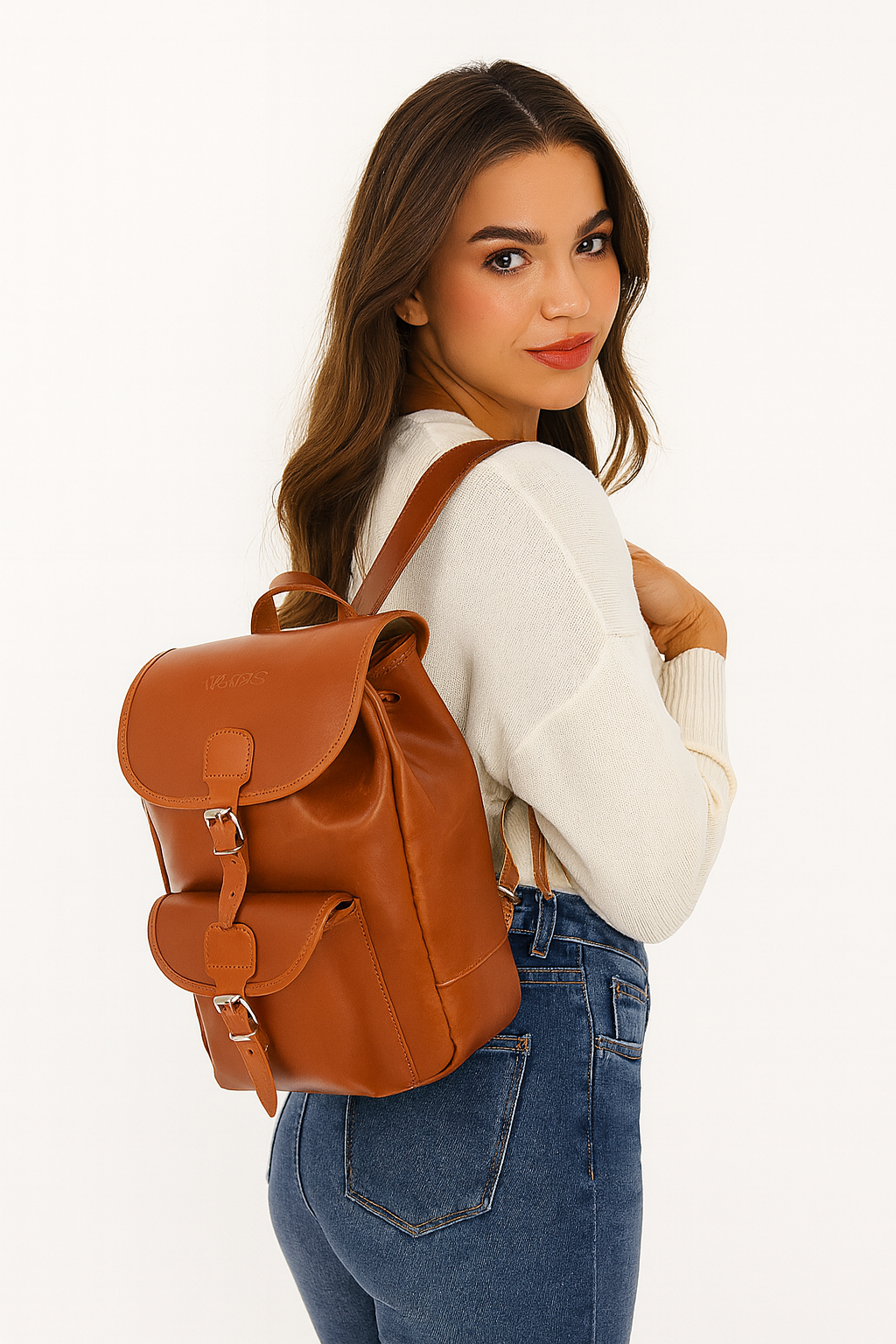 Classic Leather Vintage Rucksack Pack - ShalayeFashion