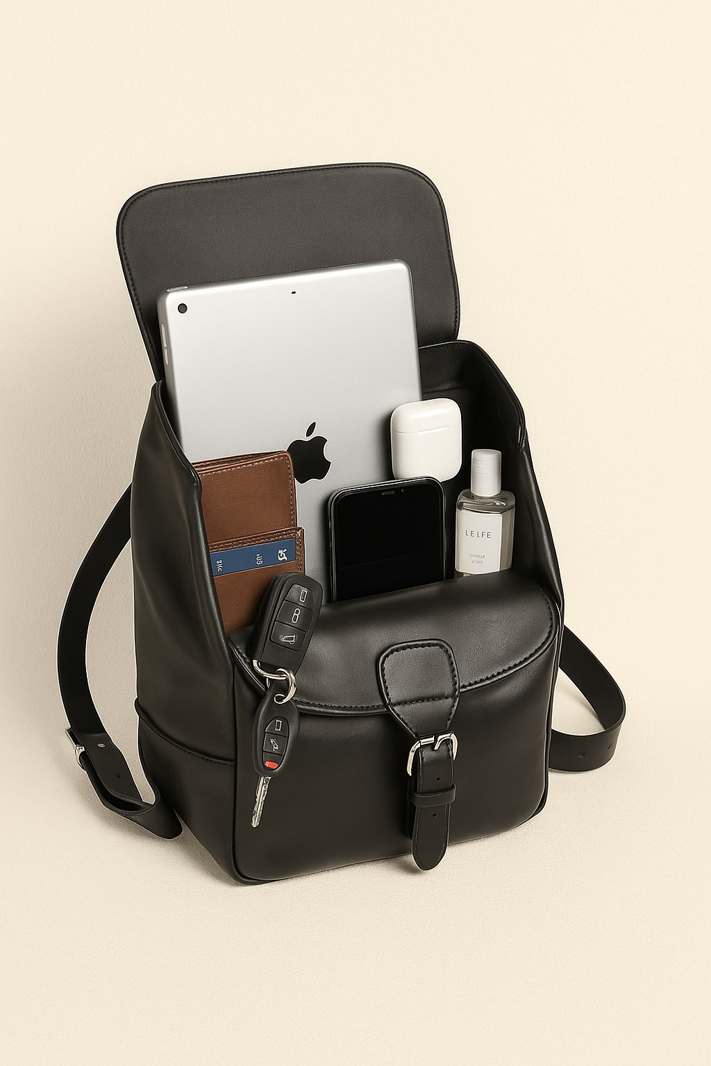Classic Leather Vintage Rucksack Pack - ShalayeFashion