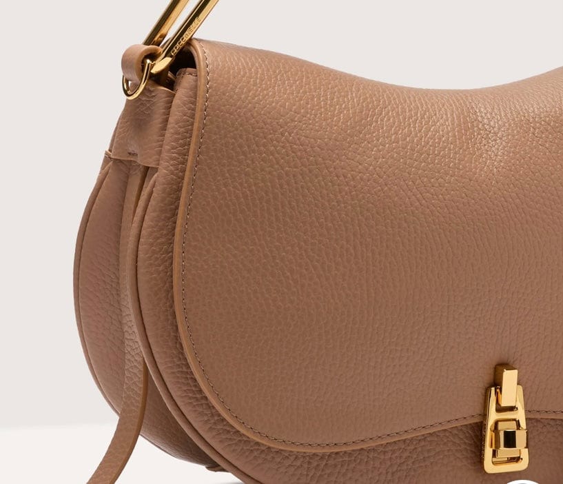 Coccinelle Designer Shoulder Bag Premium Italian Leather - ShalayeFashion