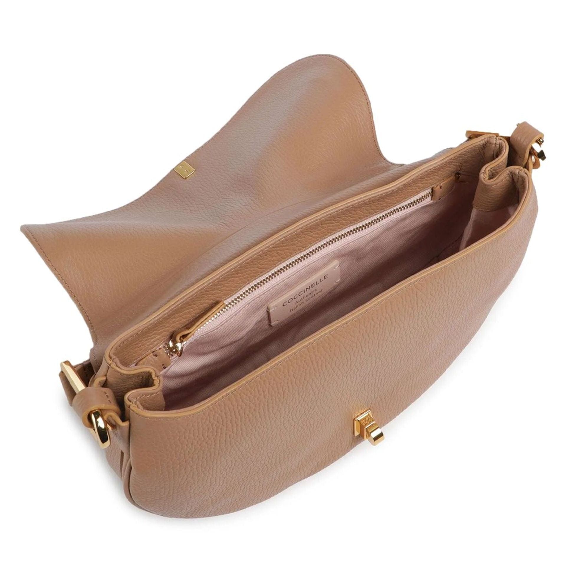Coccinelle Designer Shoulder Bag Premium Italian Leather - ShalayeFashion