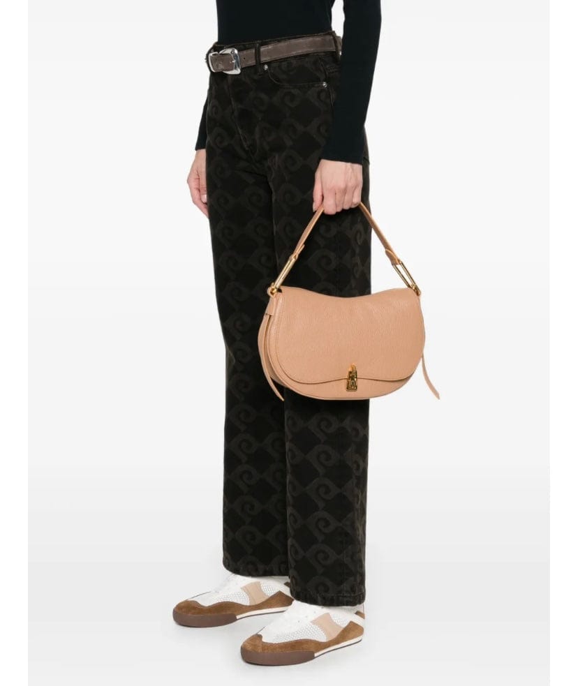 Coccinelle Designer Shoulder Bag Premium Italian Leather - ShalayeFashion