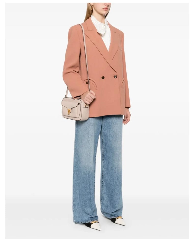 Coccinelle Elegant Crossbody Bag Italian Leather Design - ShalayeFashion