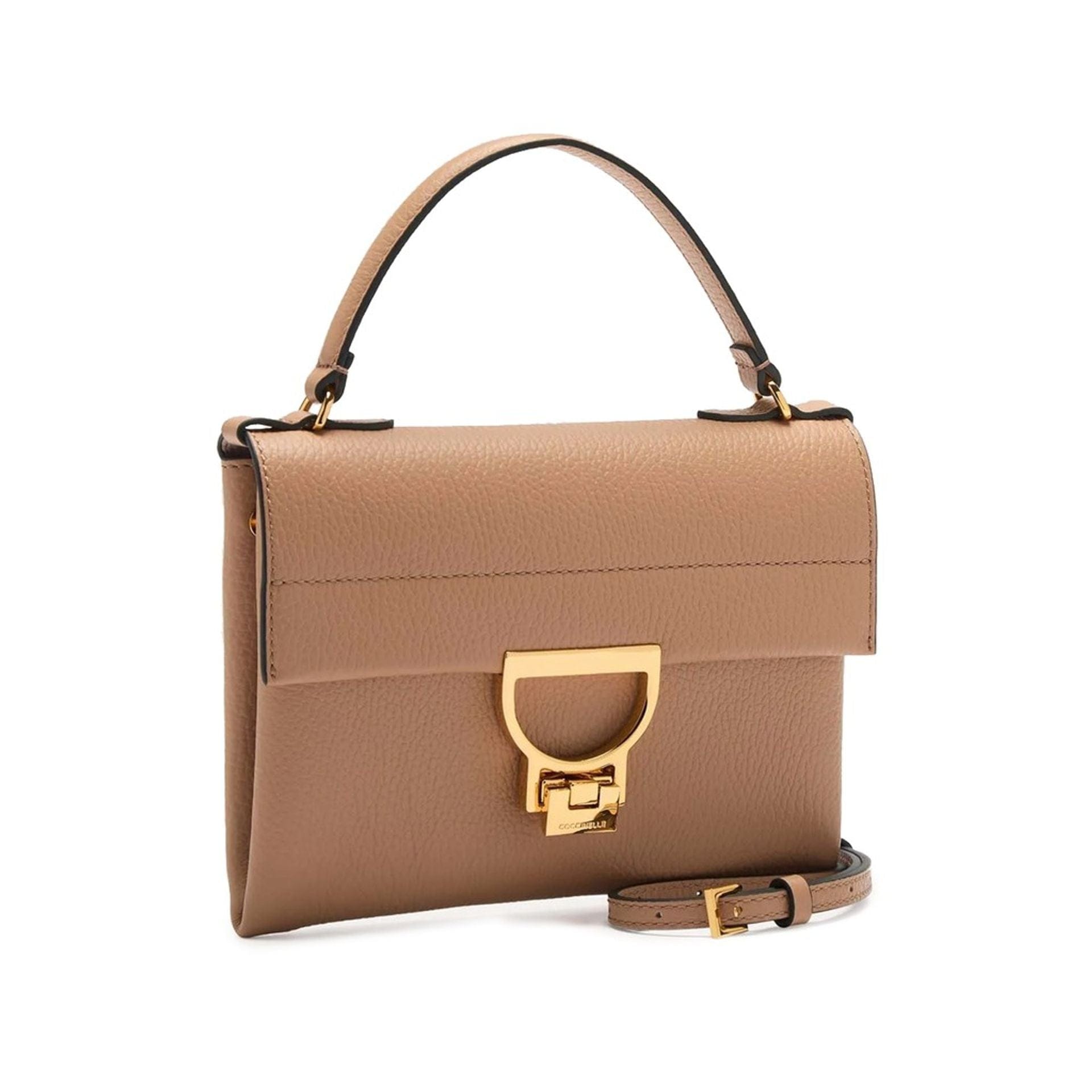 Coccinelle Elegant Handbag Italian Leather Design - ShalayeFashion