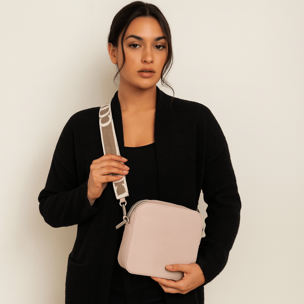 Coccinelle Italian Leather Crossbody - ShalayeFashion
