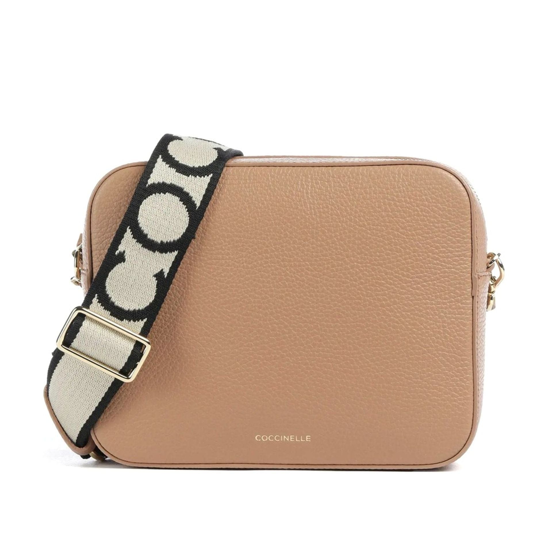 Coccinelle Italian Leather Crossbody Bag - ShalayeFashion