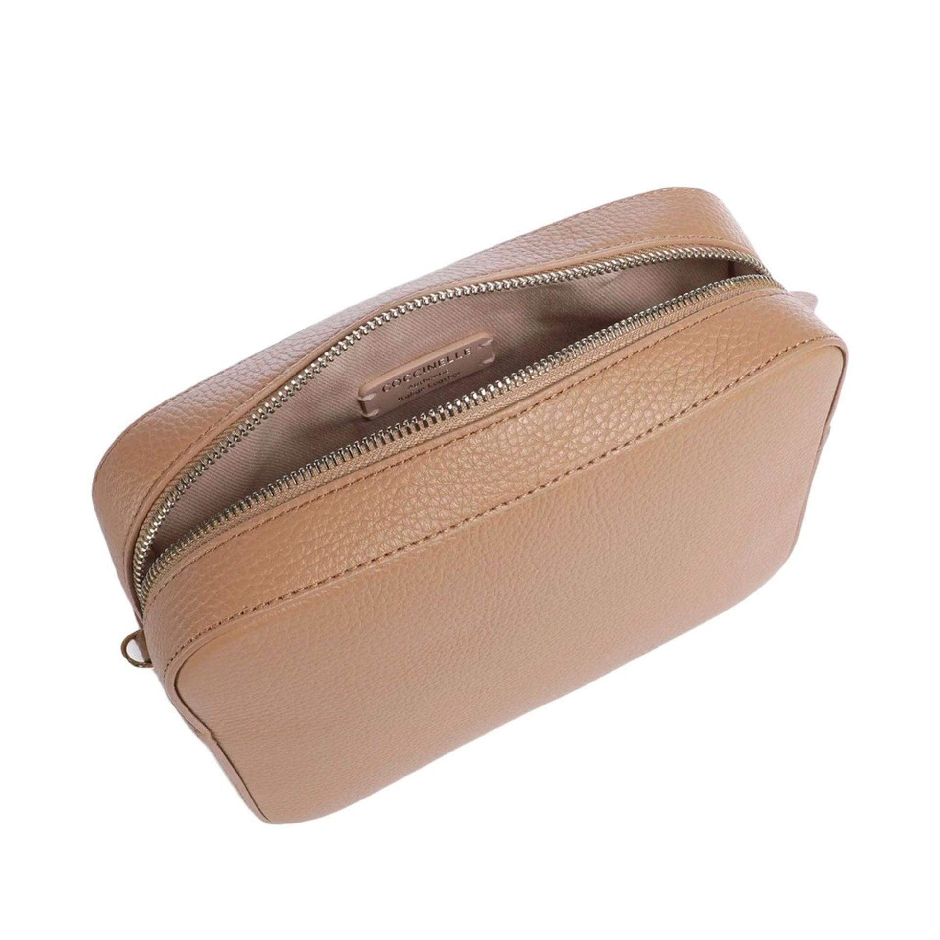 Coccinelle Italian Leather Crossbody Bag - ShalayeFashion