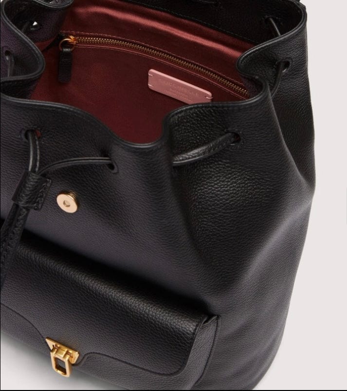 Coccinelle Luxury Rucksack Italian Leather Backpack - ShalayeFashion