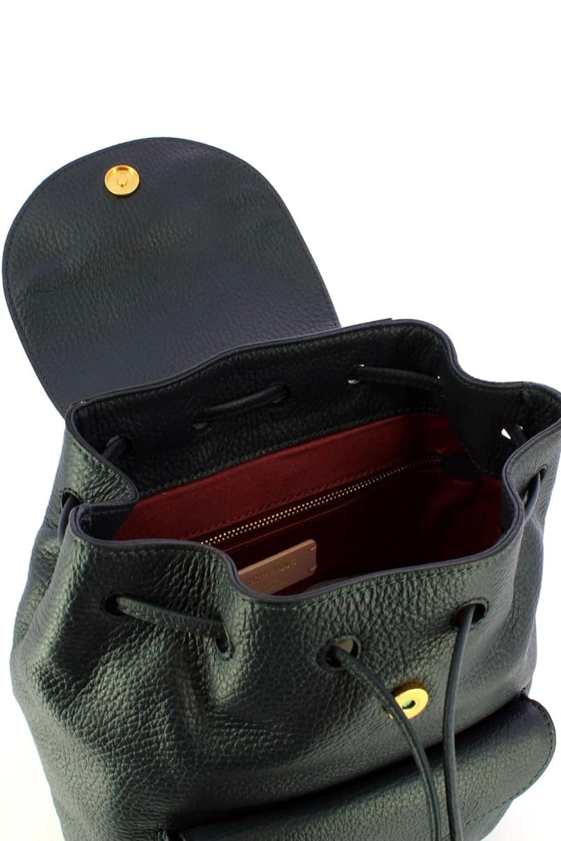 Coccinelle Luxury Rucksack Italian Leather Backpack - ShalayeFashion