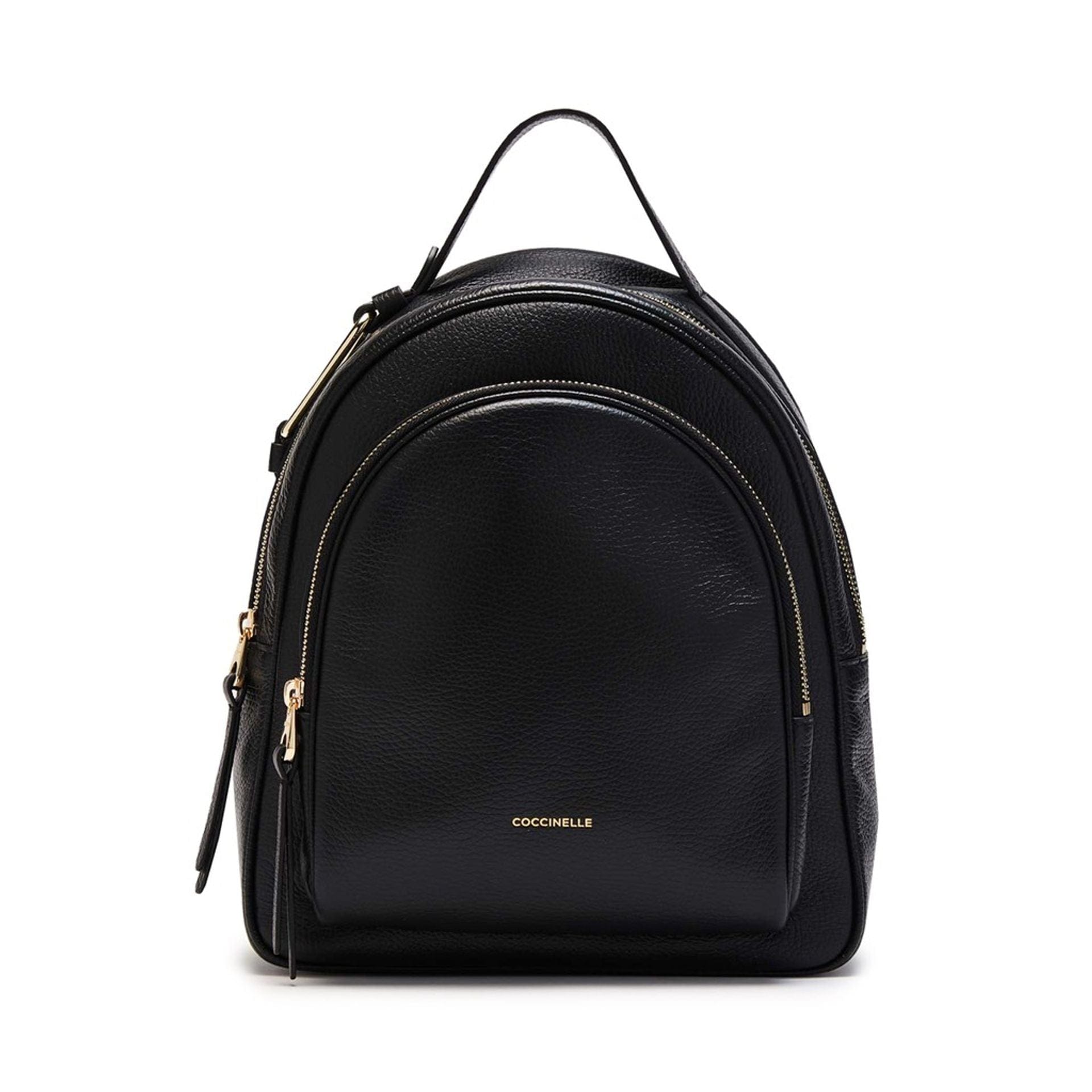 Coccinelle Women’s Black Leather Bag - ShalayeFashion
