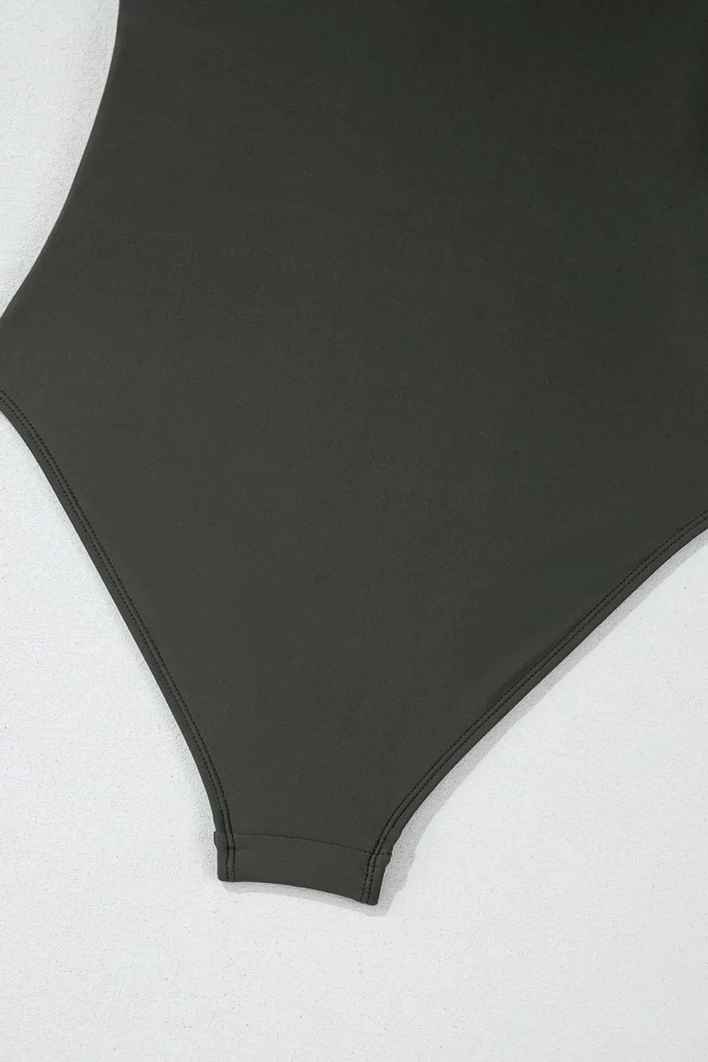 Color Block Padded Square Neck One Piece Swimsuit - ShalayeFashion
