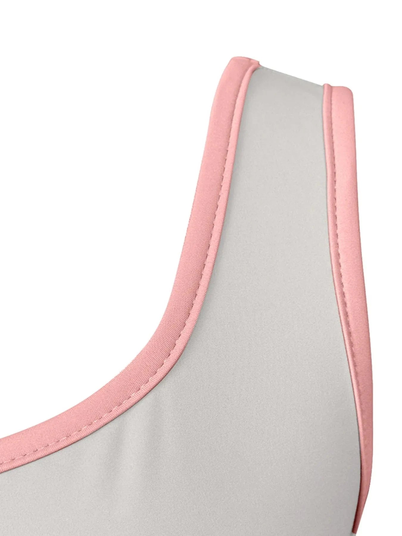 Contrast Trim Tank and Pants Active Set - ShalayeFashion