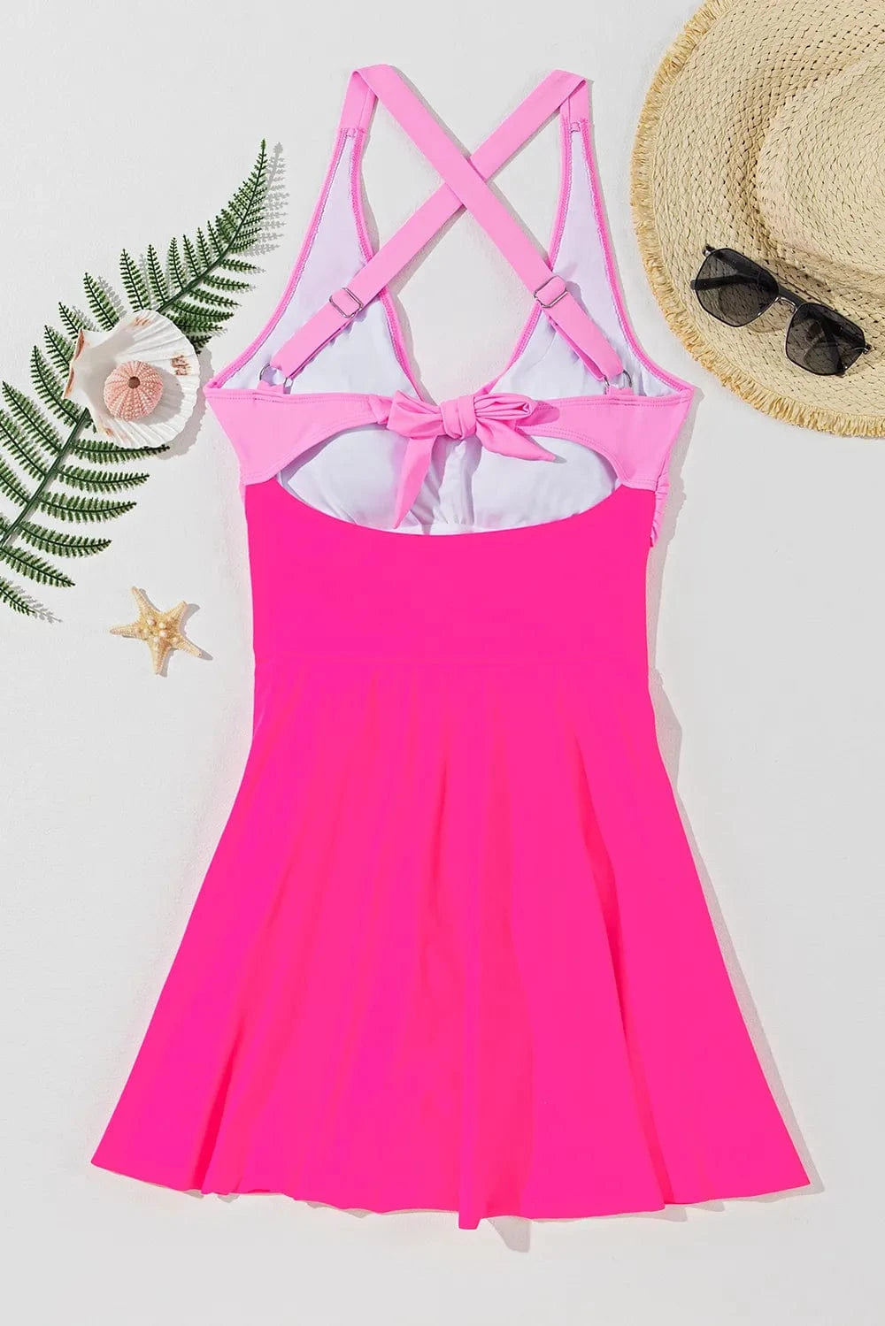 Crisscross V - Neck One - Piece Swimwear - ShalayeFashion