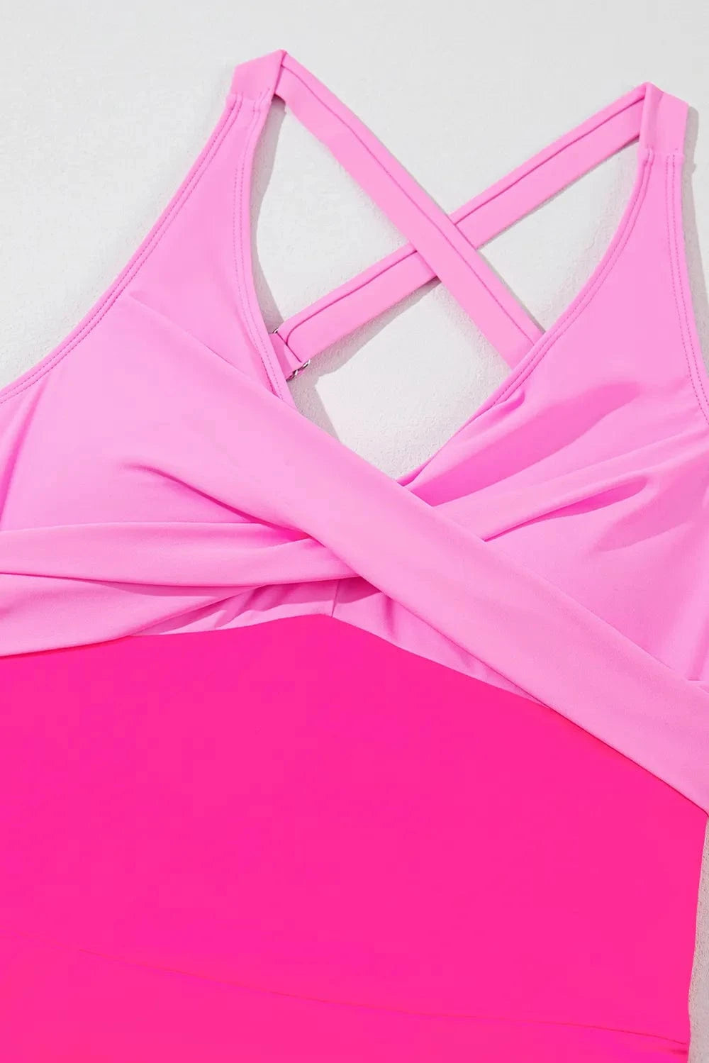 Crisscross V - Neck One - Piece Swimwear - ShalayeFashion