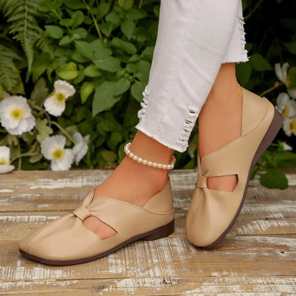 Cutout Flat Sandals - ShalayeFashion