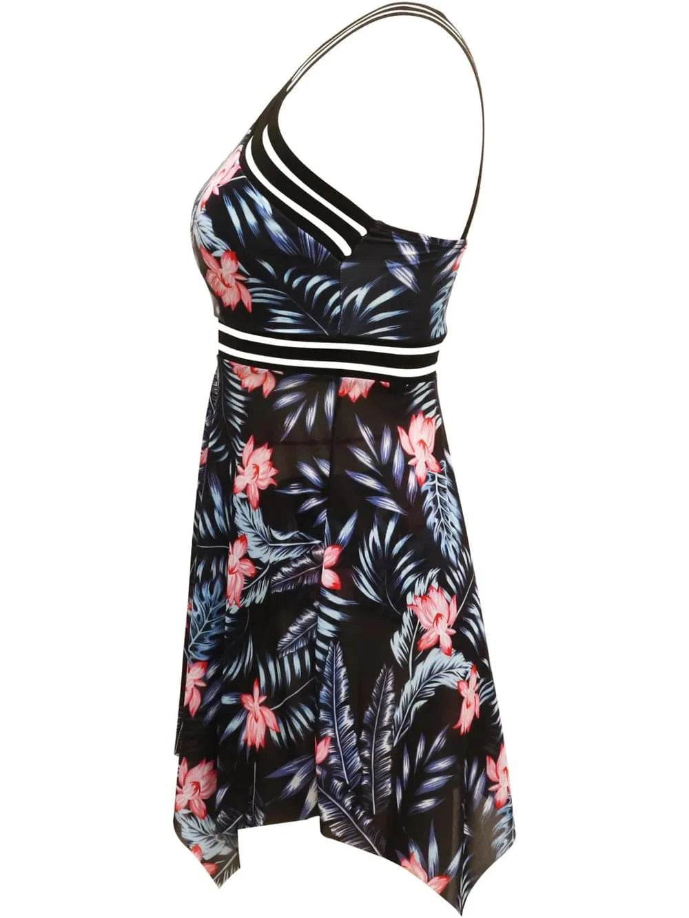 Cutout Printed Two - Piece Swim Set - ShalayeFashion