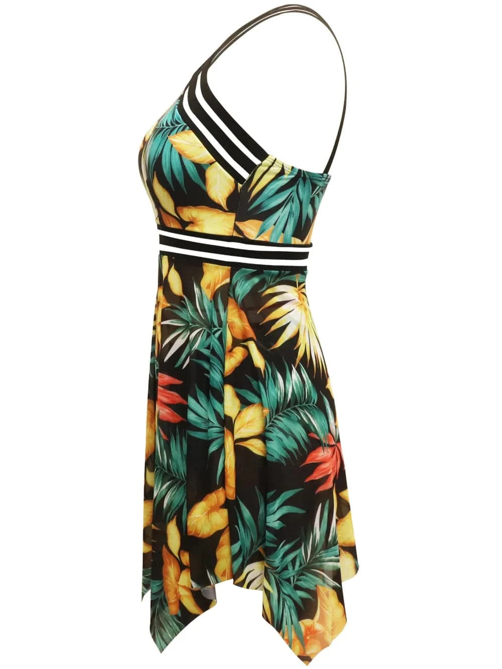 Cutout Printed Two - Piece Swim Set - ShalayeFashion