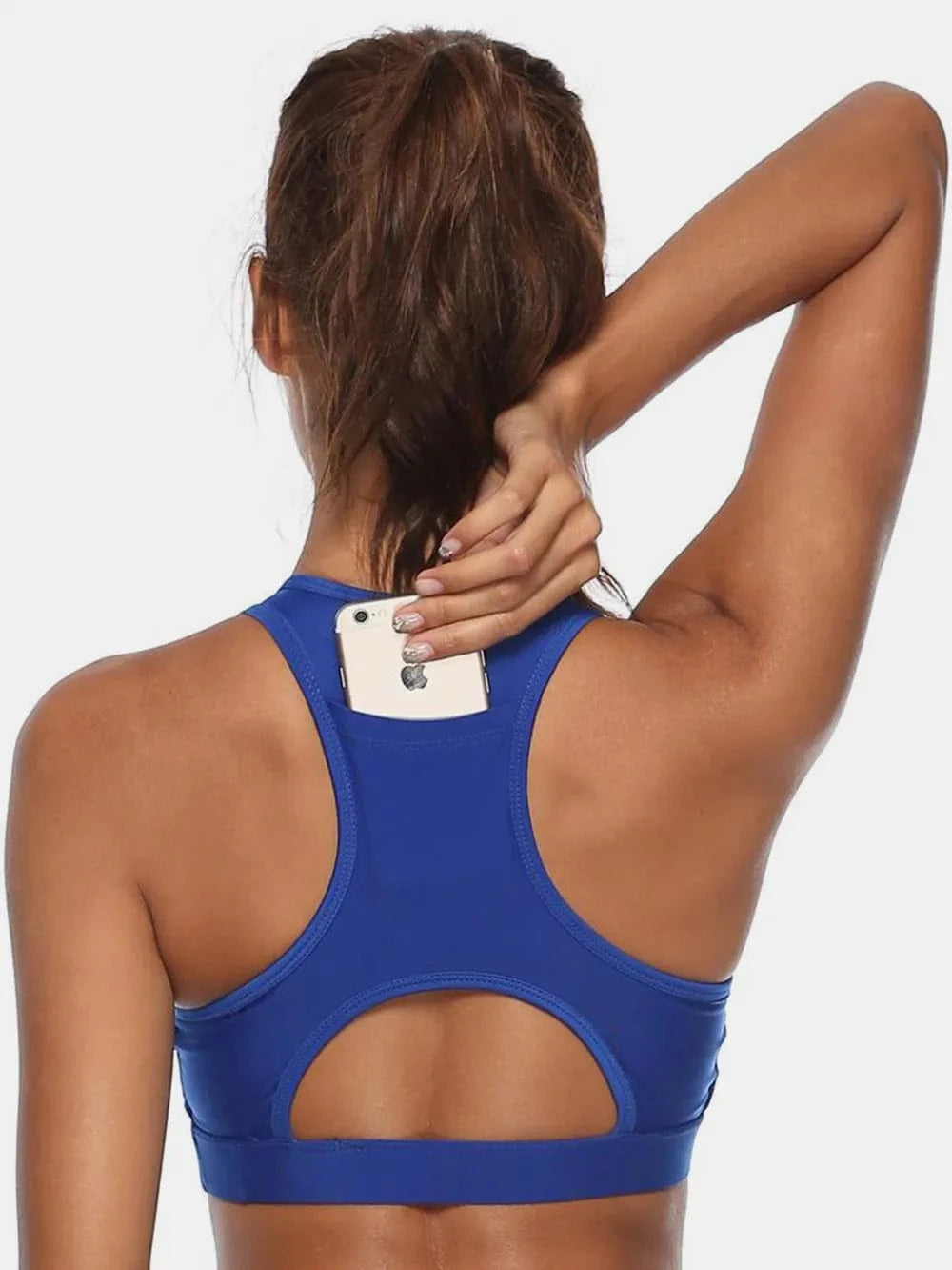 Cutout Scoop Neck Active Tank - ShalayeFashion