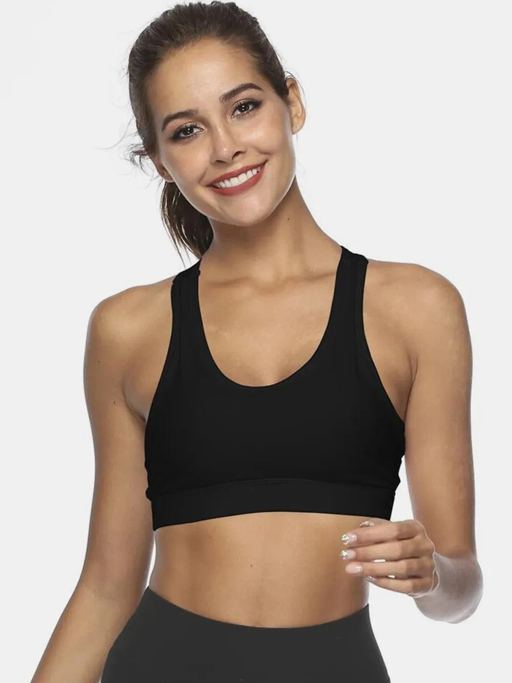 Cutout Scoop Neck Active Tank - ShalayeFashion