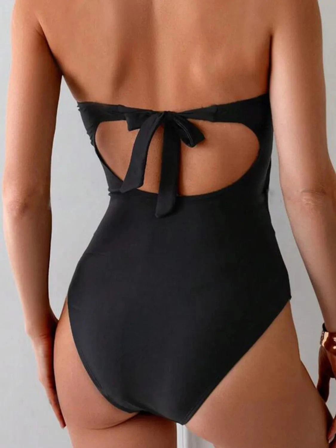 Cutout Sweetheart Neck One - Piece Swimwear - ShalayeFashion
