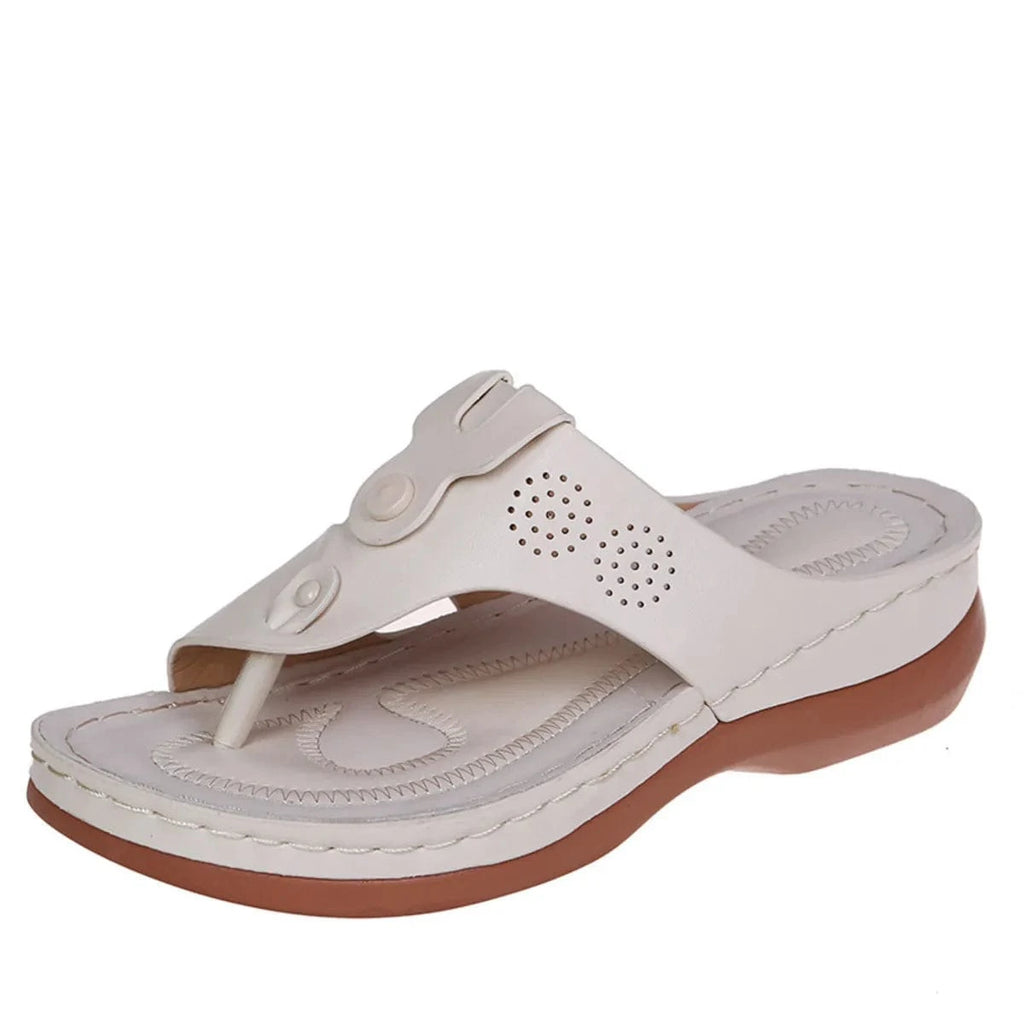 Cutout Wedge Sandals - ShalayeFashion