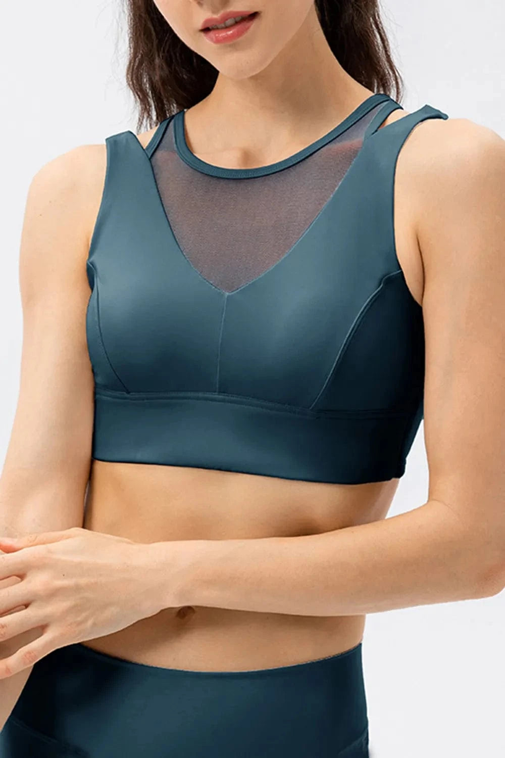 Cutout Wide Strap Active Tank - ShalayeFashion