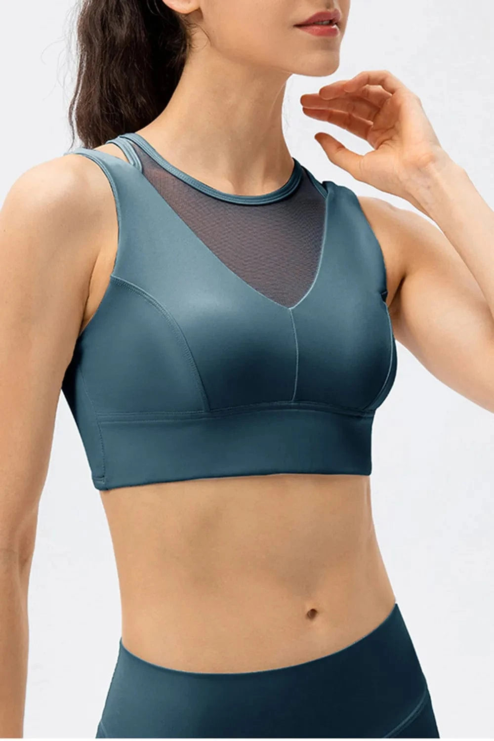 Cutout Wide Strap Active Tank - ShalayeFashion