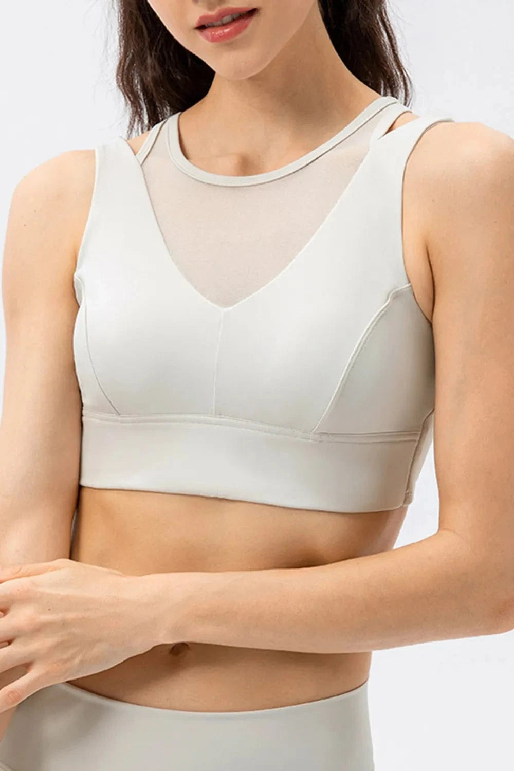 Cutout Wide Strap Active Tank - ShalayeFashion