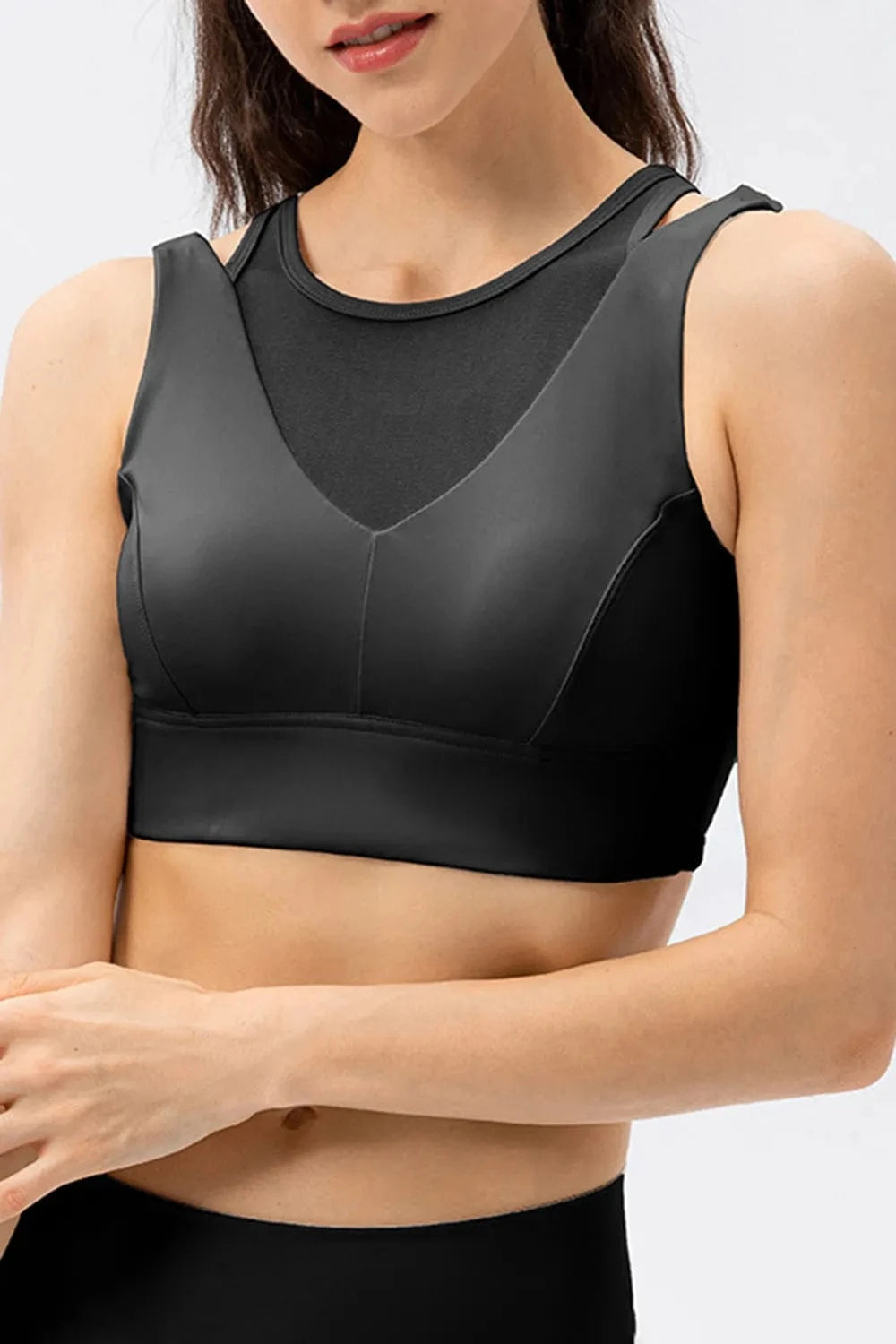 Cutout Wide Strap Active Tank - ShalayeFashion