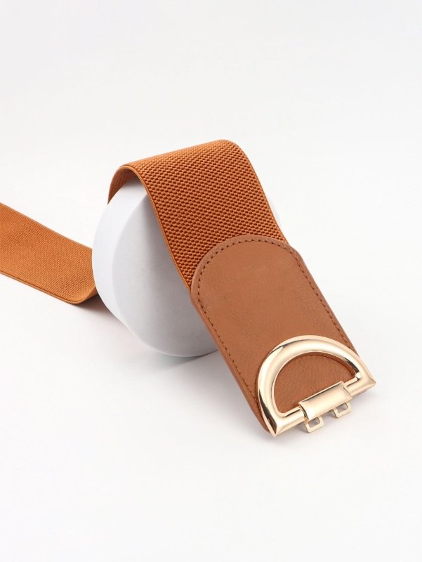 D Buckle Elastic Belt - ShalayeFashion